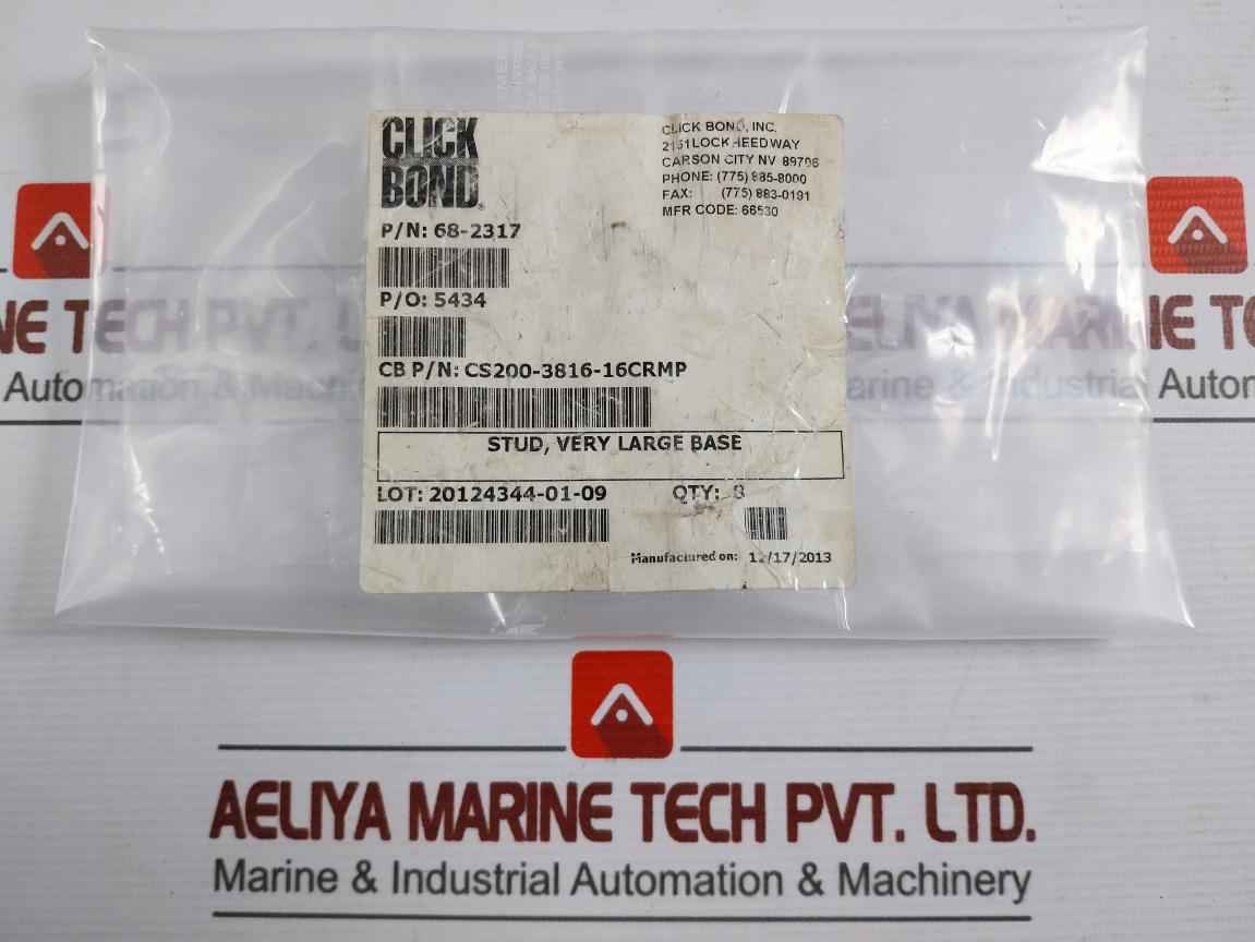 Click Bond Cs200-3816-16Crmp Very Large Base Stud