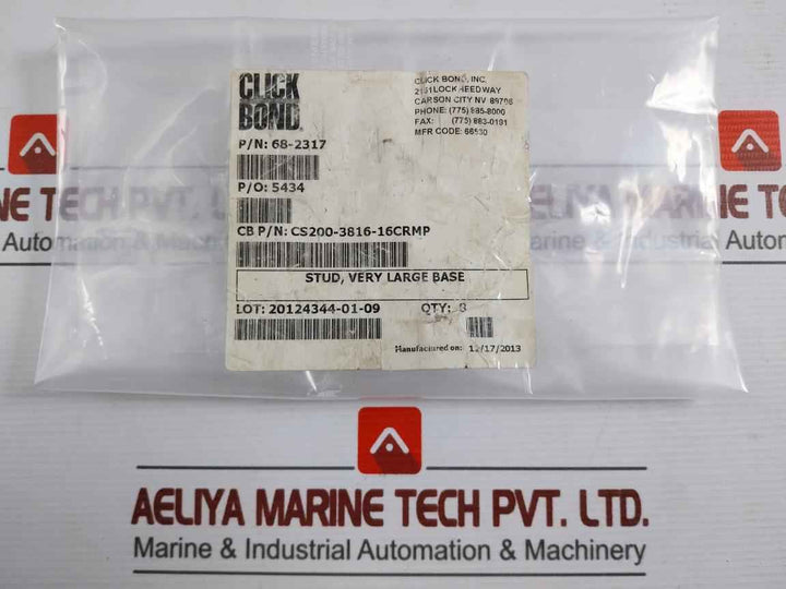 Click Bond Cs200-3816-16Crmp Very Large Base Stud