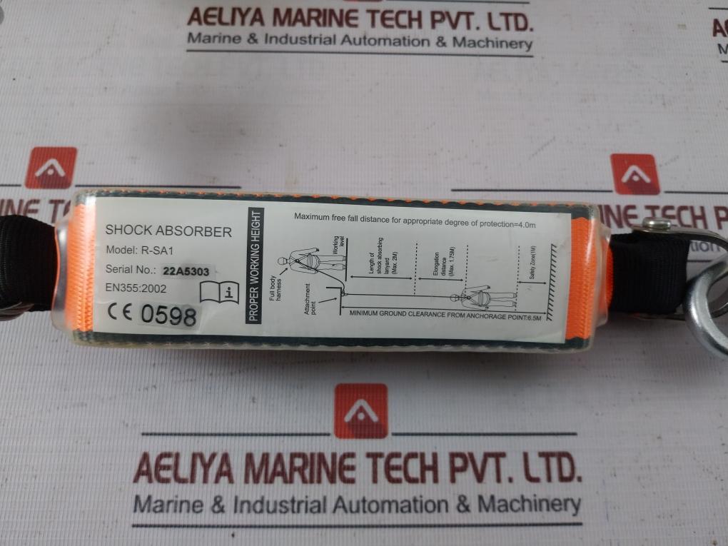 Climax 20M-a Fall Arrester Stopper Retractable Steel 20M Cable With Snap Hook