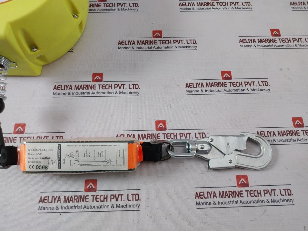 Climax 20M-a Fall Arrester Stopper Retractable Steel 20M Cable With Snap Hook