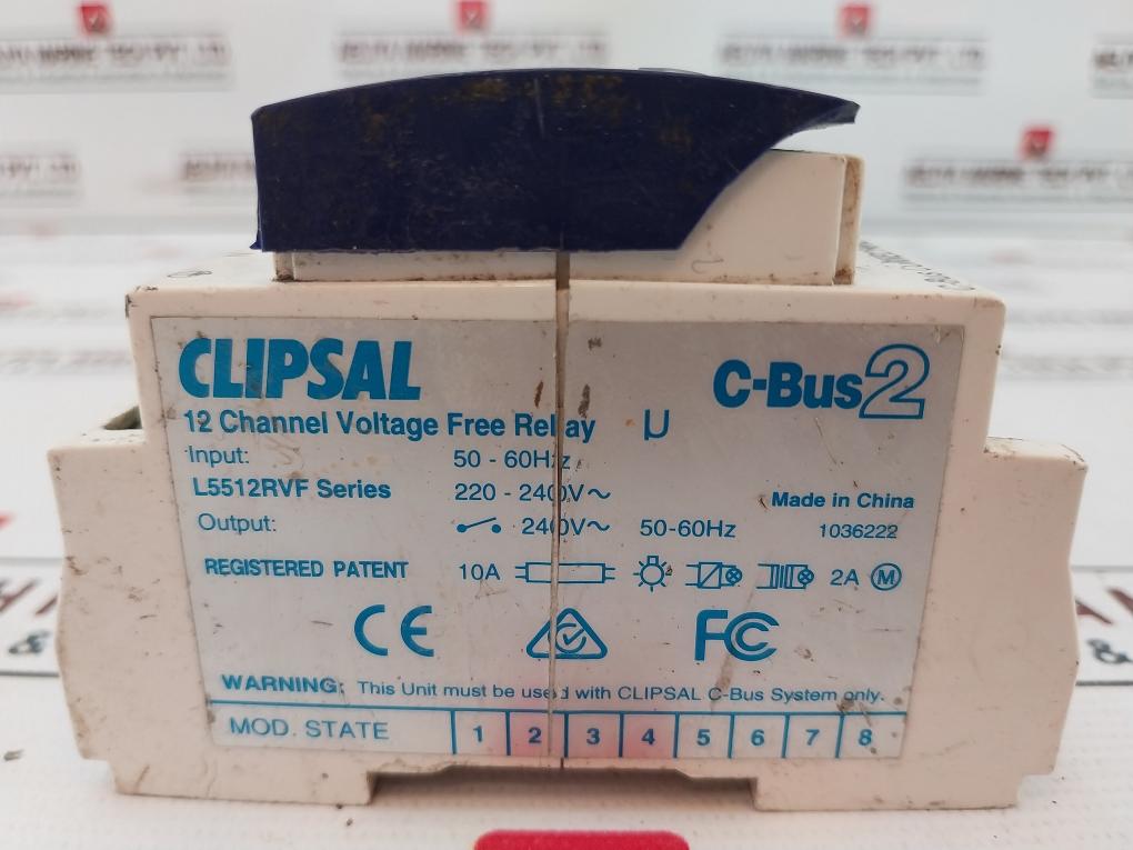 Clipsal Voltage Free Relay C-bus2 Output 240V~ 50-60Hz