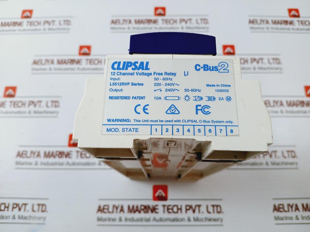 Clipsal L5512rvfp C-bus 2 12 Channel Voltage Free Relay