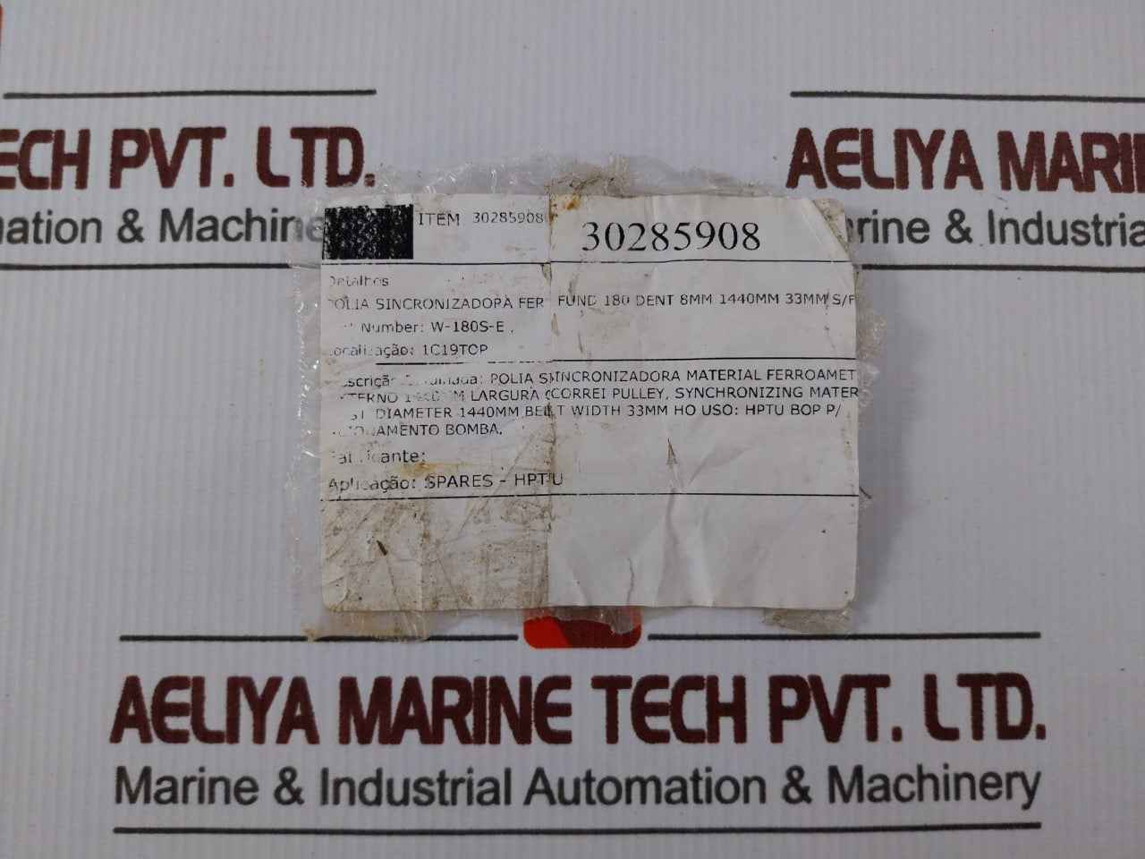 Clover Sit W-180S-e Synchronizing Pulley F/ Hptu Bop Dia 1440Mm Belt Width 33Mm