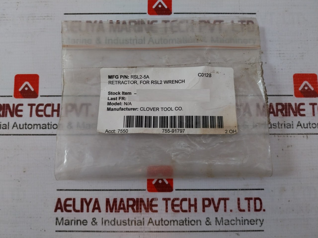 Lot of 2x Clover Tool RSL2-5A Retractor for RSL2 Wrench 7550 755-91797 2 OH