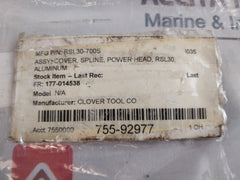 Clover Rsl30-700S Aluminum Spline Power Head Cover