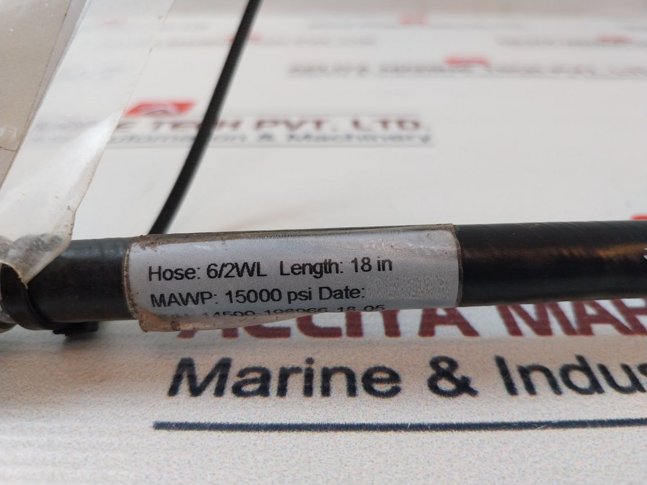 Clover Tool 6/2Wl 18” All Stainless Black Hose 15000 Psi