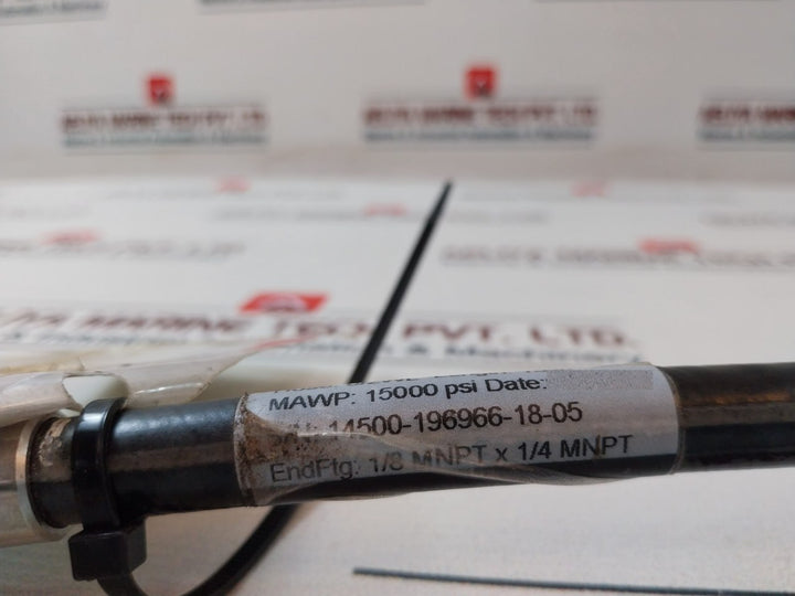 Clover Tool 6/2Wl 18” All Stainless Black Hose 15000 Psi