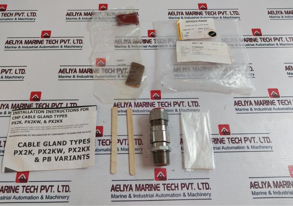 Cmp Products 20Px2Kx1Ra532 Cable Gland ¾” Npt Ul/Atex 20Px2Kx1Ra532