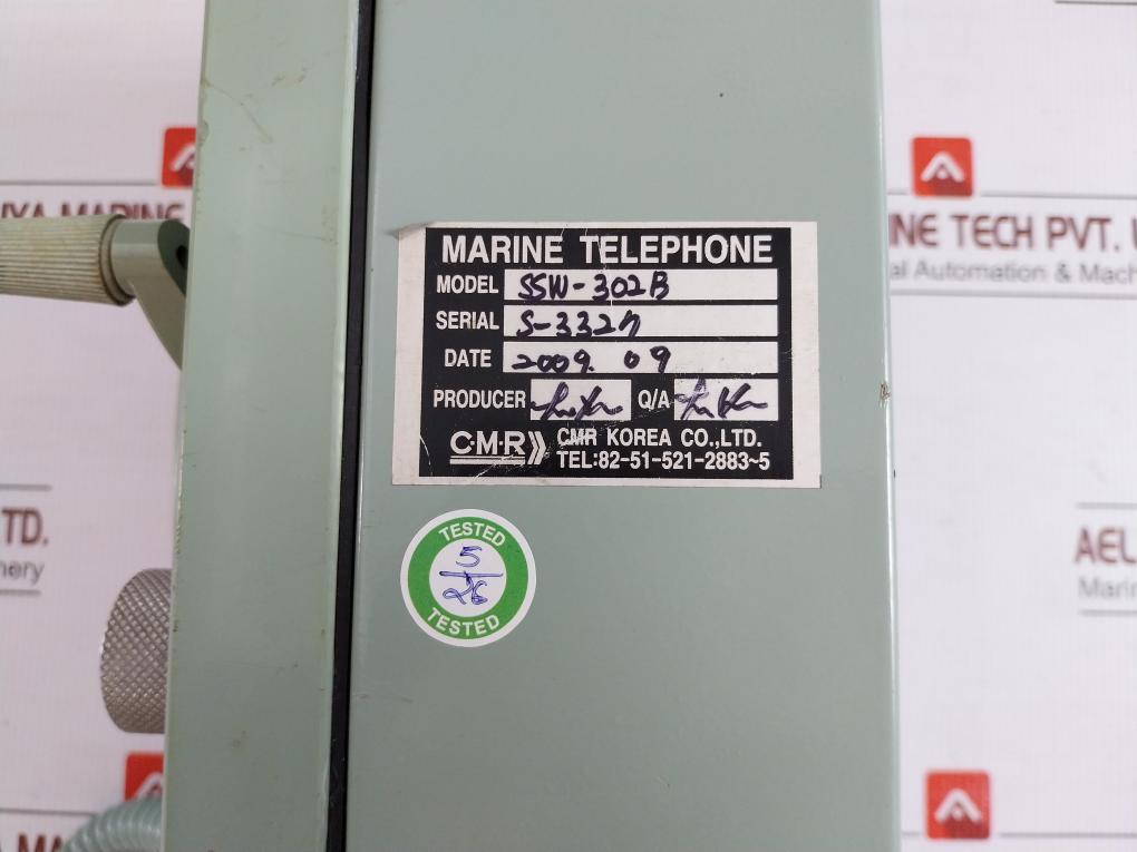 Cmr Dc24V 5000Rpm Marine Sound-powered Telephone Ssw-302B