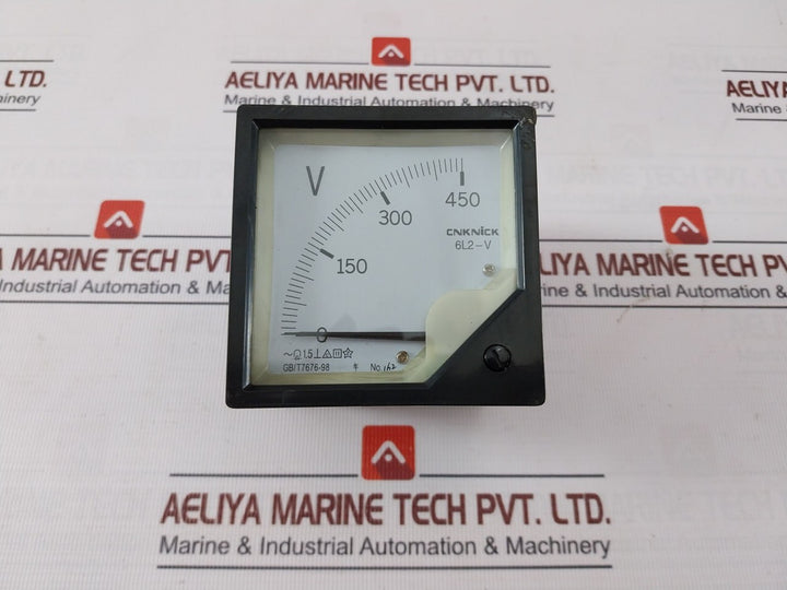 Cnknick 6L2-v Voltmeter Gb/T7676-98 0-450V