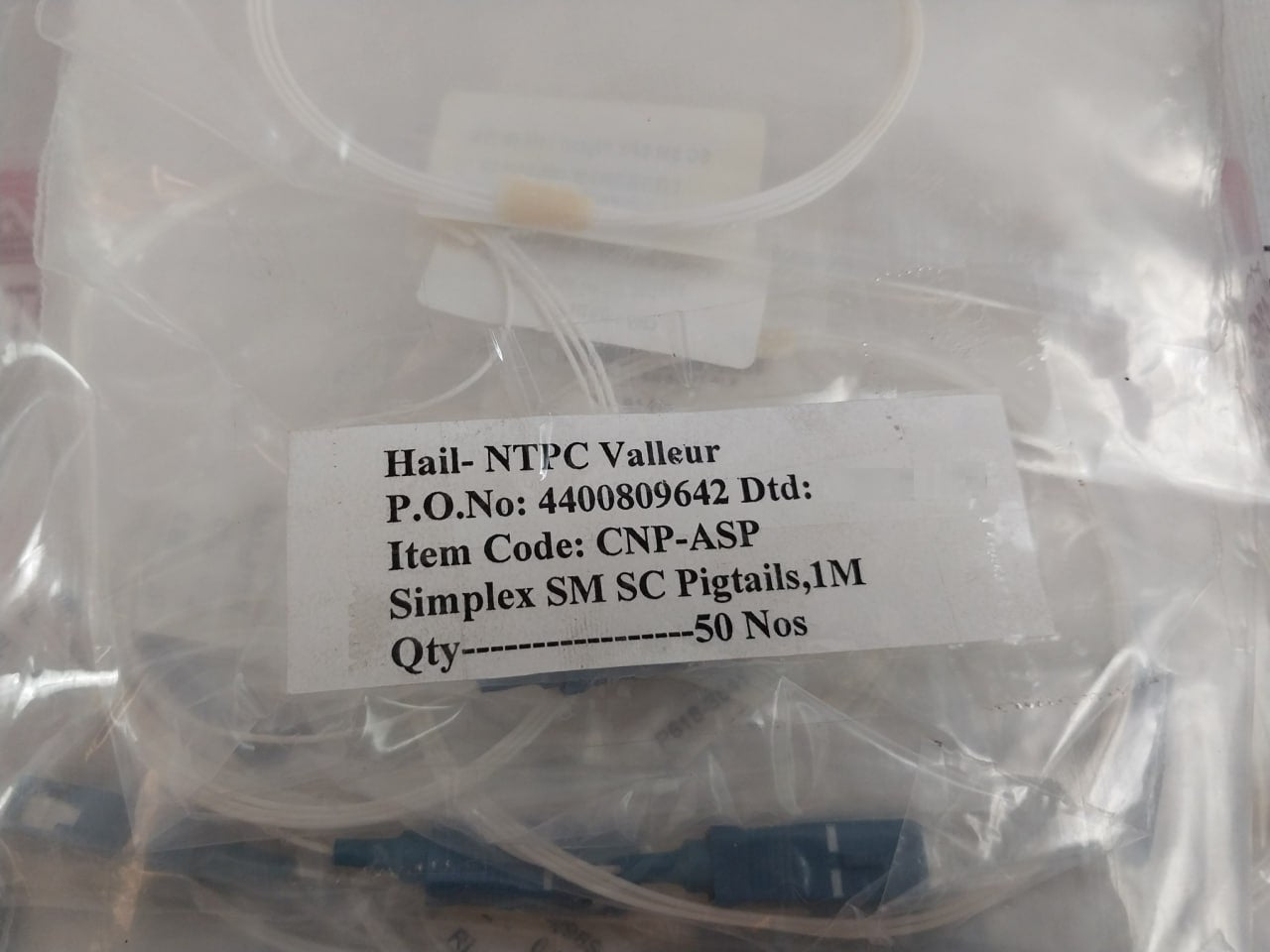 Cnp-asp Sc Sm Simplex Pigtail 01M (9/125) Cable Assembly