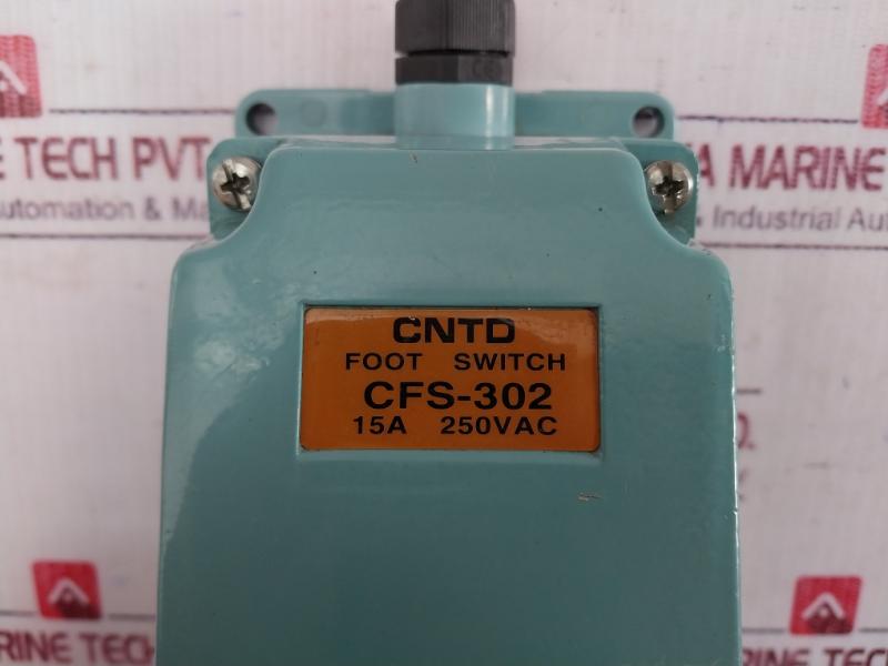 Cntd Cfs-302 Protective Guard Foot Switch 15A 250Vac