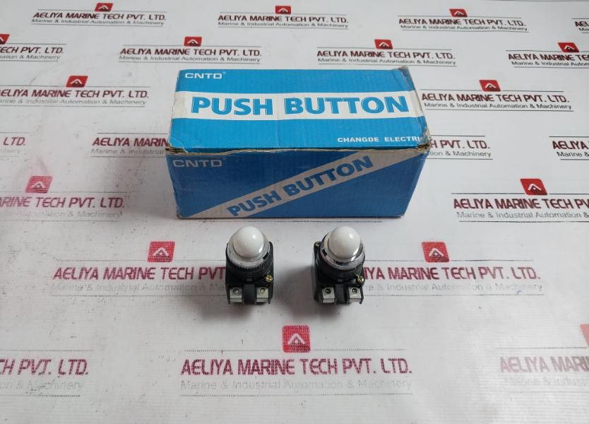 Cntd Cpr-25 White Led Pilot Light Push Button 220V 50/60