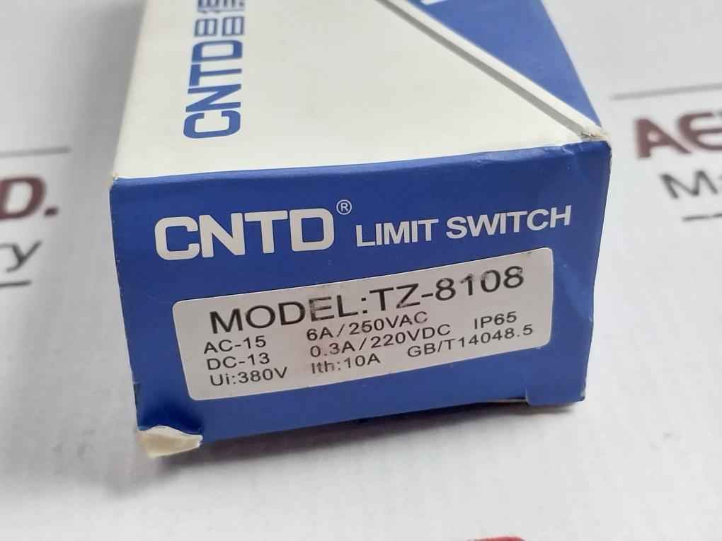 Cntd Tz-8108 Limit Switch Ac-15 6A/250Vac Gb/T14048.5
