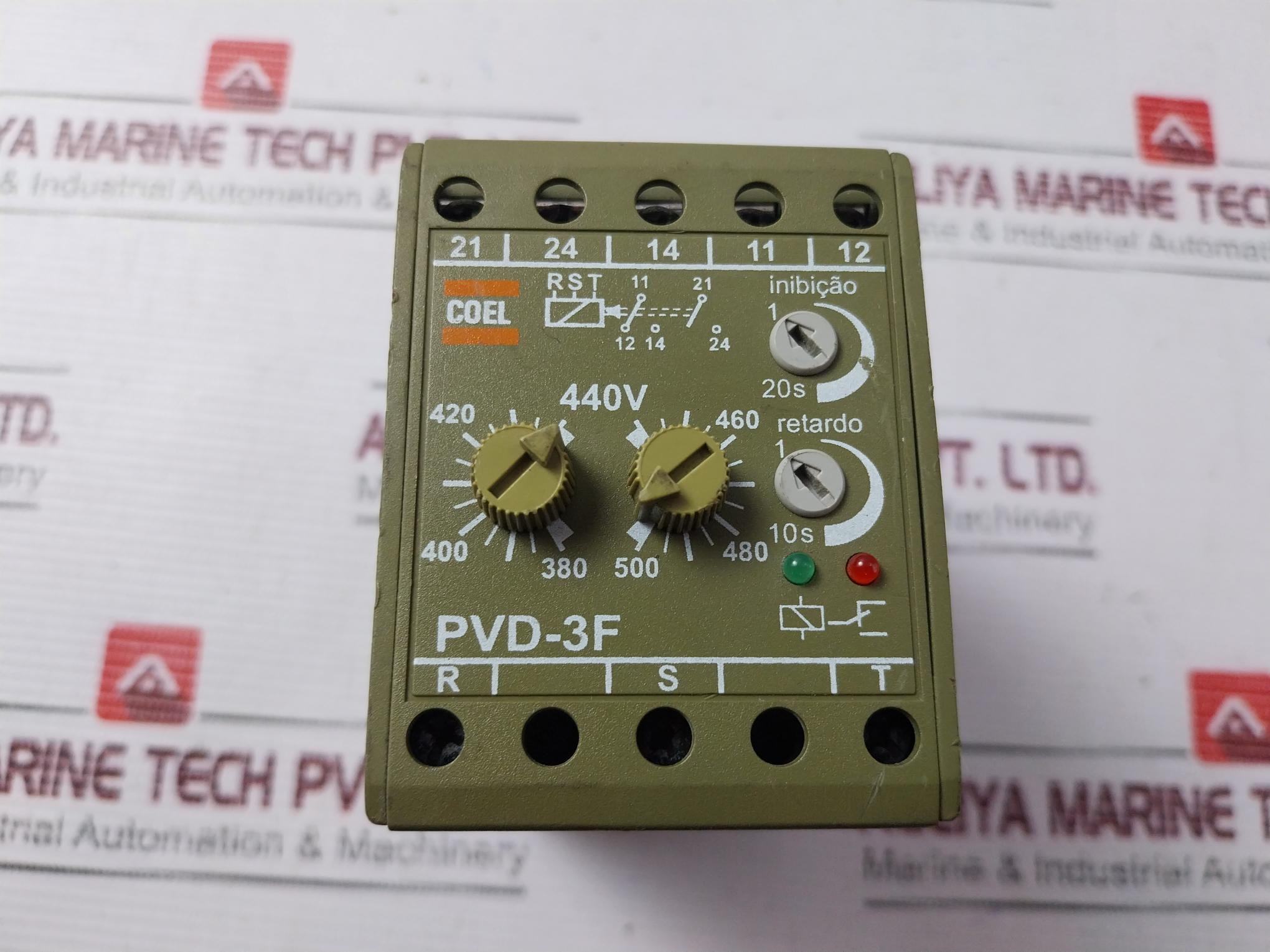 Coel Pvd-3F Voltage Monitor 440V 60Hz – Aeliya Marine Tech