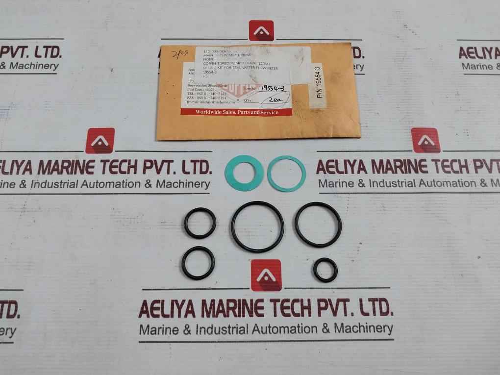 Coffin 19554-3 O-ring Kit For Seal Water Flowmeter 13D-000-08A