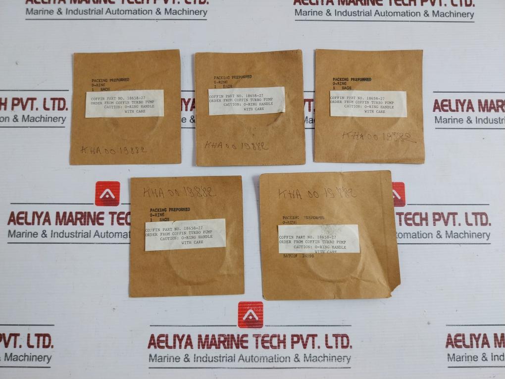 Coffin Turbo Pump O-ring Kit For Main Feed Pump 18658-27