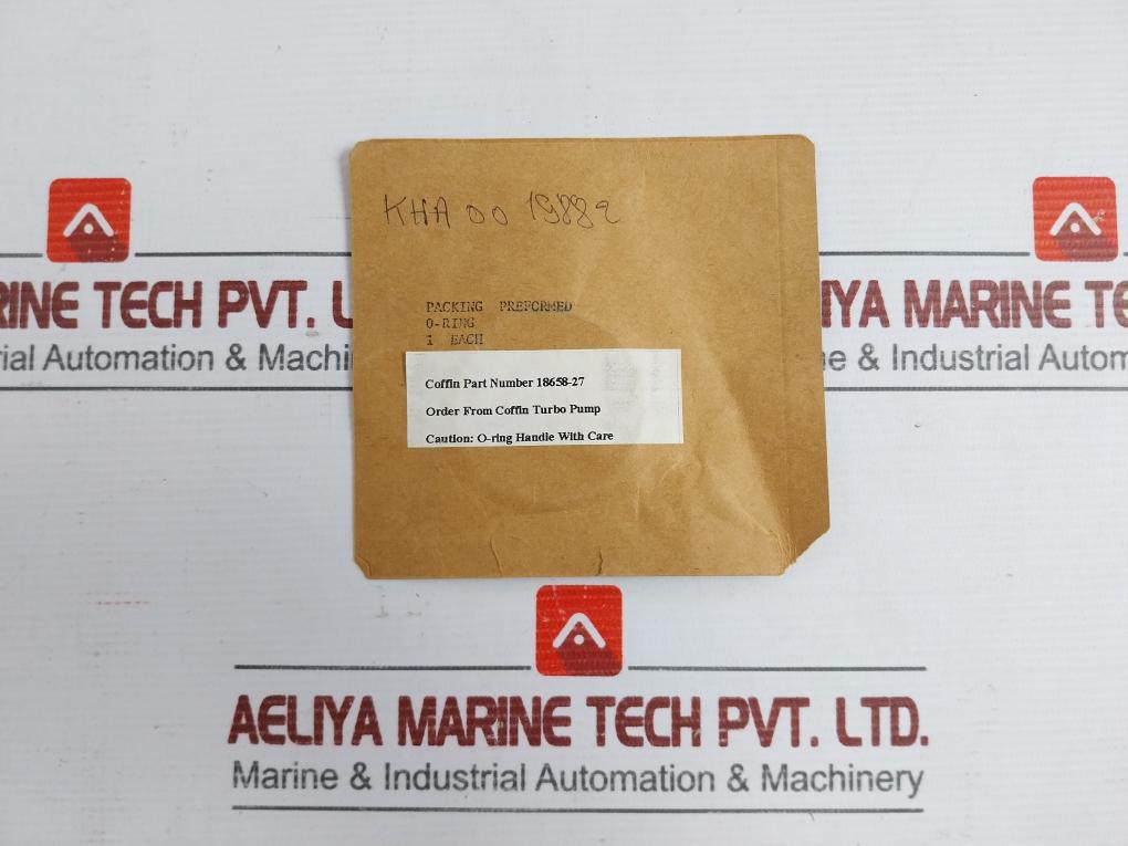 Coffin Turbo Pump O-ring Kit For Main Feed Pump 18658-27