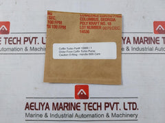 Coffin Turbo Pump 19889 O-ring X758 Main Feed Pump / Turbine 13D-000-03V