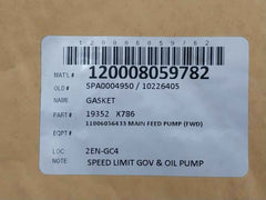 Coffin Turbo Pump Gasket Set For Oil Pump 19352 X786