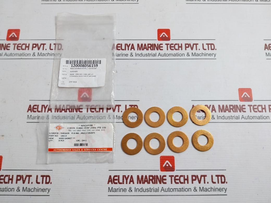 Lot Of 4X Flat Washer Coffin Turbo Pump X699