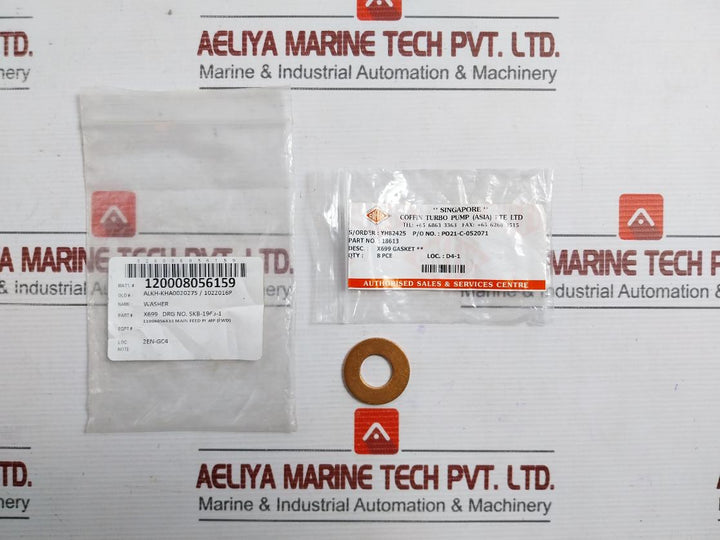 Lot Of 4X Flat Washer Coffin Turbo Pump X699