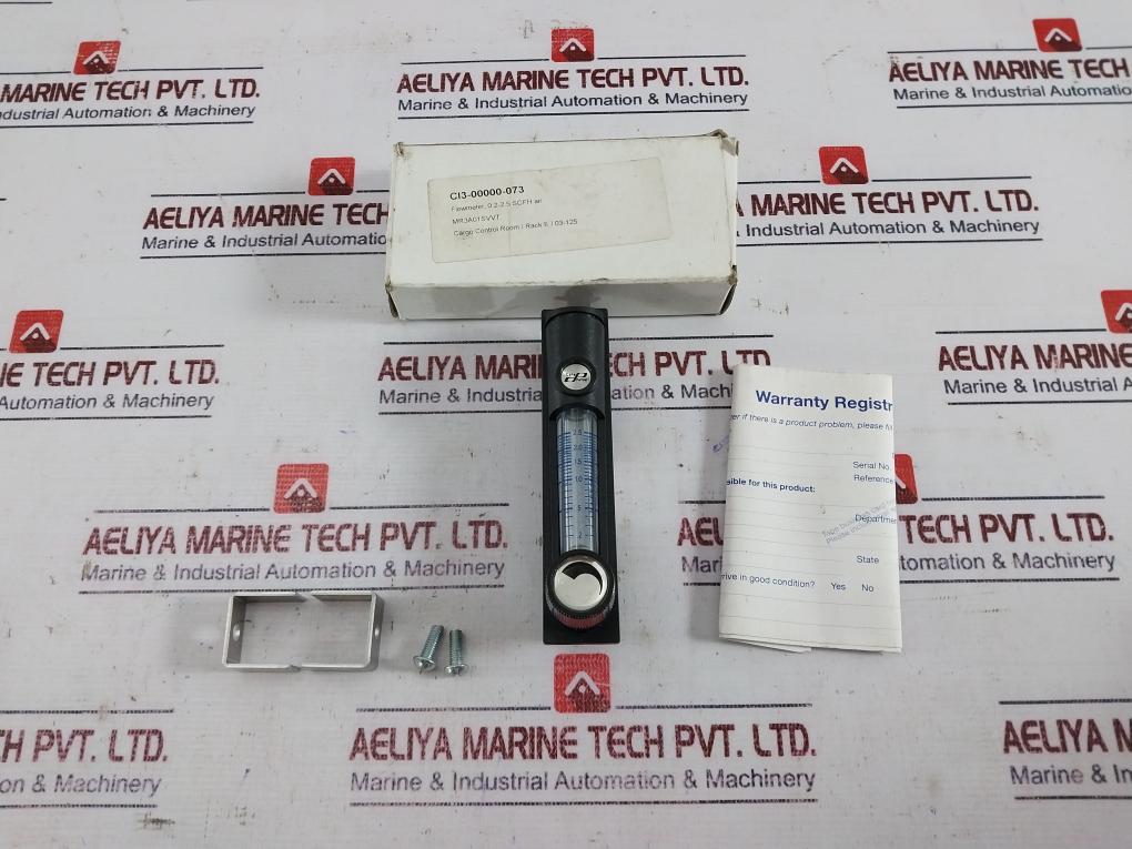 Cole-parmer Mr3A01Svvt-cp Flowmeter 100 Psig/690 Kpa 150°F/65°C Max