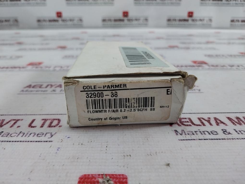 Cole-parmer Mr3A01Svvt-cp Flowmeter 100 Psig/690 Kpa 150°F/65°C Max