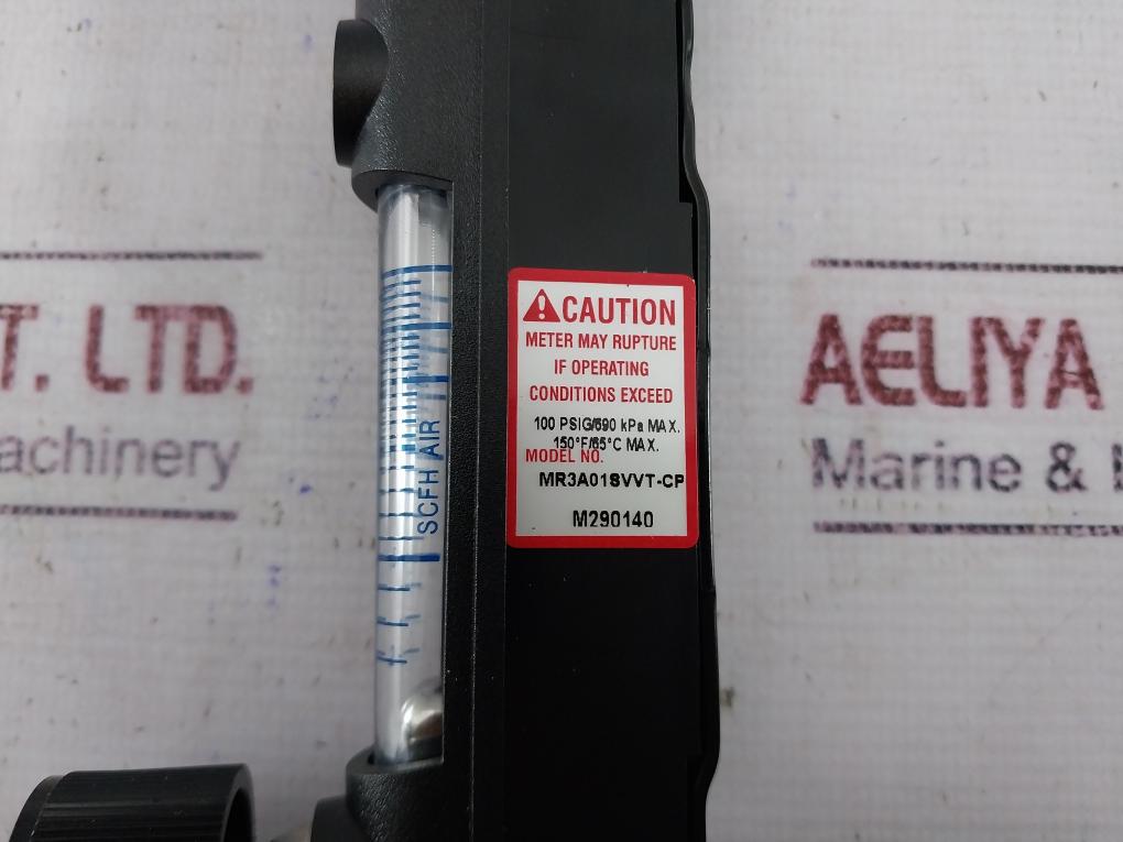 Cole-parmer Mr3A01Svvt-cp Flowmeter 100 Psig/690 Kpa 150°F/65°C Max