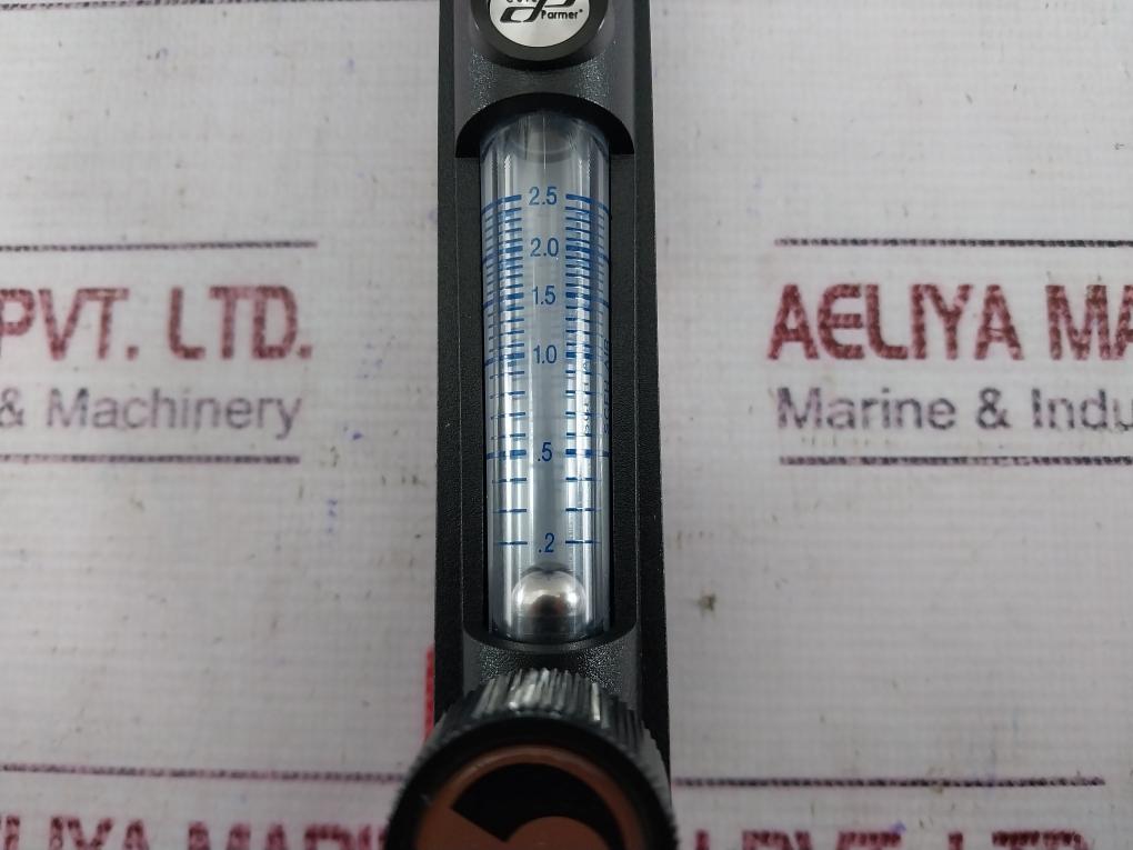 Cole-parmer Mr3A01Svvt-cp Flowmeter 100 Psig/690 Kpa 150°F/65°C Max
