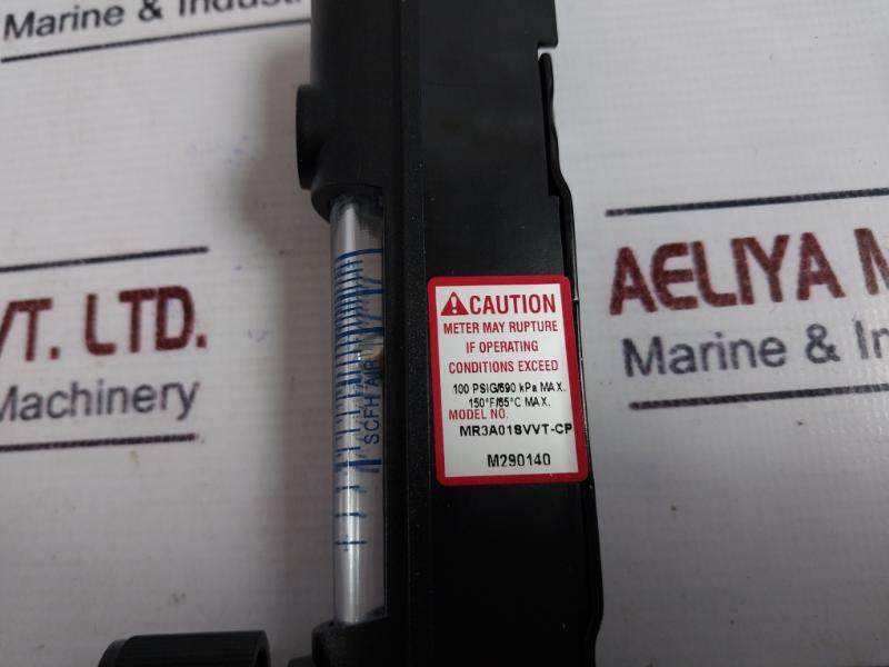 Cole-parmer Mr3a01svvt-cp Flowmeter 100 Psig/ 690 Kpa Max