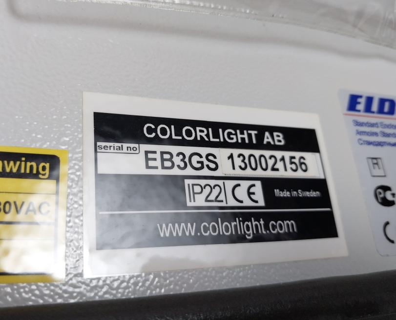 Colorlight Eb3gs Electronic Box 115-230vac 50/60hz Ip 22 Rev 2.0 10000/3
