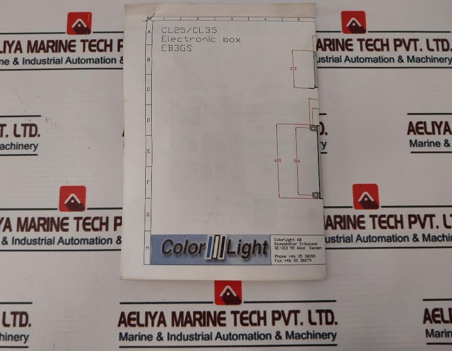 Colorlight Eb3gs Electronic Box 115-230vac 50/60hz Ip 22 Rev 2.0 10000/3