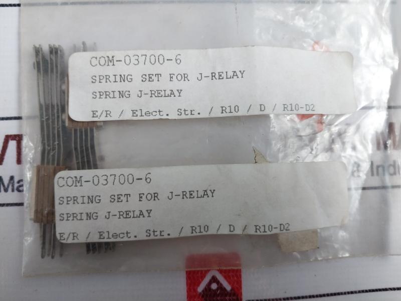 Com-03700-6 Spring Set For J-relay