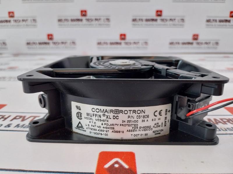 Comair Rotron 031806 Muffin Xl Dc Cooling Fan Md24B7X 24Vdc 0.25A 6 W