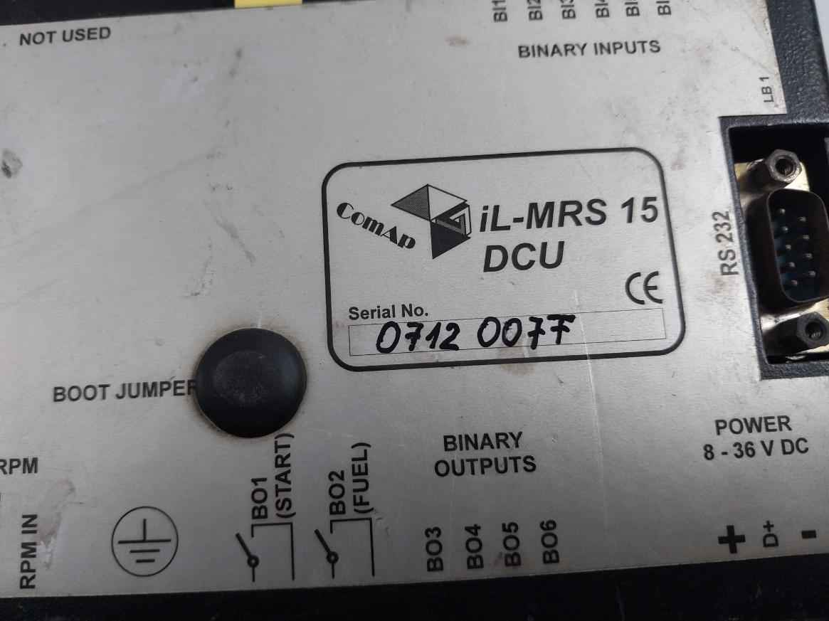 Comap Mrs 15 Manual Remote Start Gen-set Controller 8-36V Dc (Not Working)