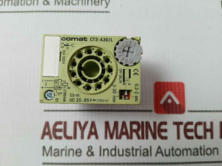 Comat Ct3-a30/L Time Relay 20–65Vac 0.2–3S 2–30Min