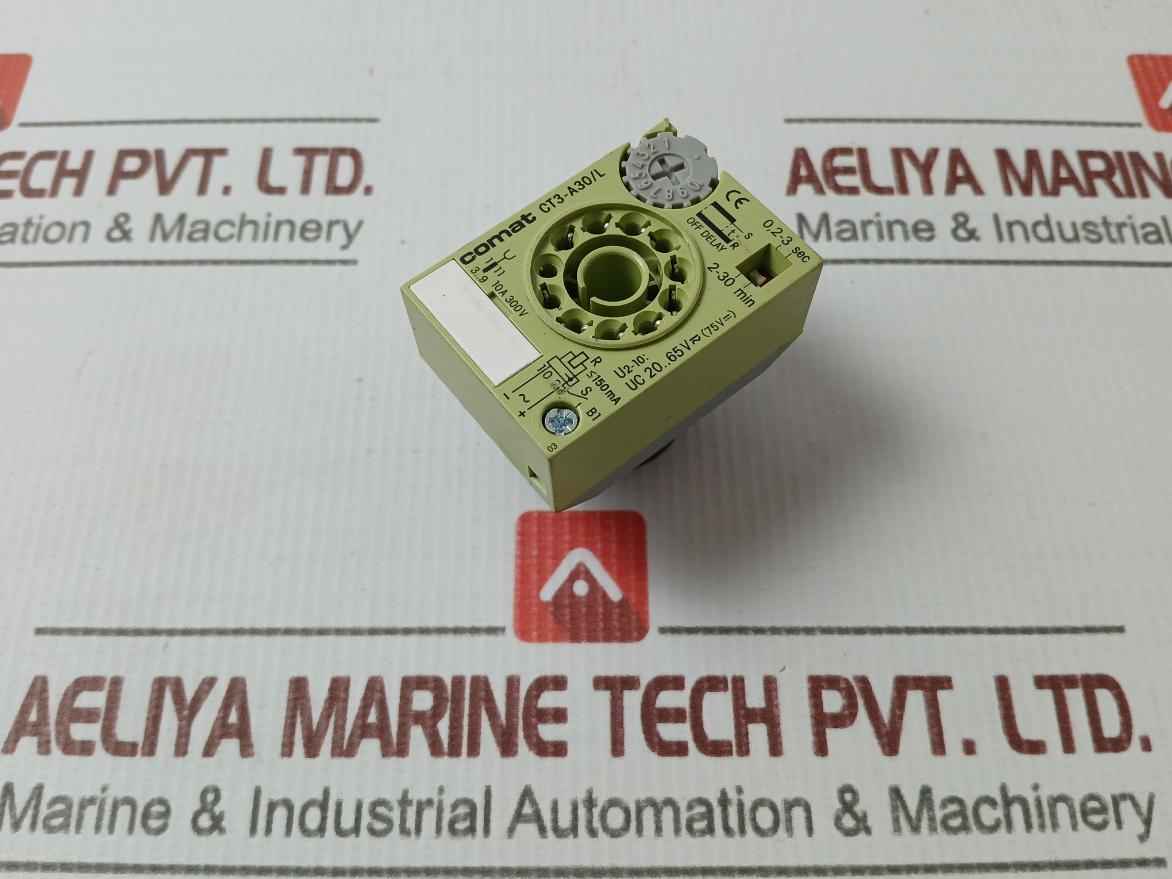 Comat Ct3-a30/L Time Relay 20–65Vac 0.2–3S 2–30Min