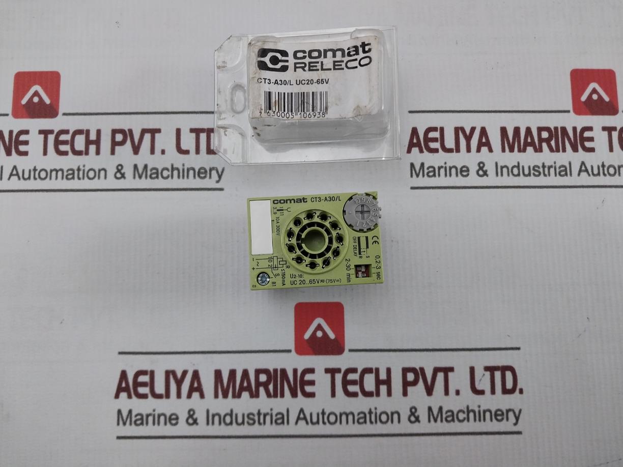 Comat Ct3-a30/L Electronic Timer Time Cube 10A 300V 0,2-3 Sec