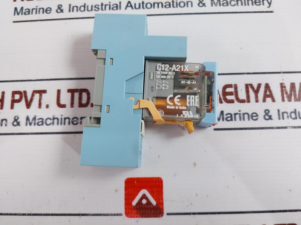 Comatreleco C12-a21X Control Relay With Socket Ac 230V