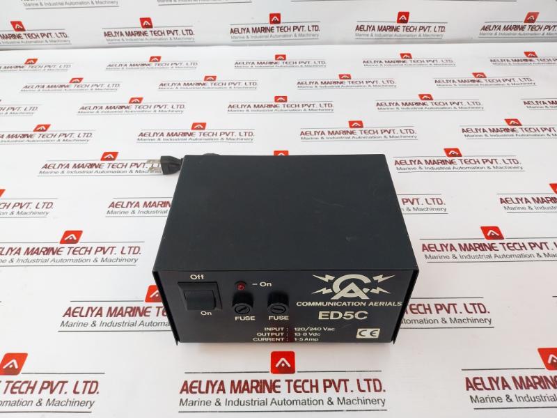 Communication Aerials Ed5C Power Supply 120/240 Vac 13.8 Vdc 1-5 Amp