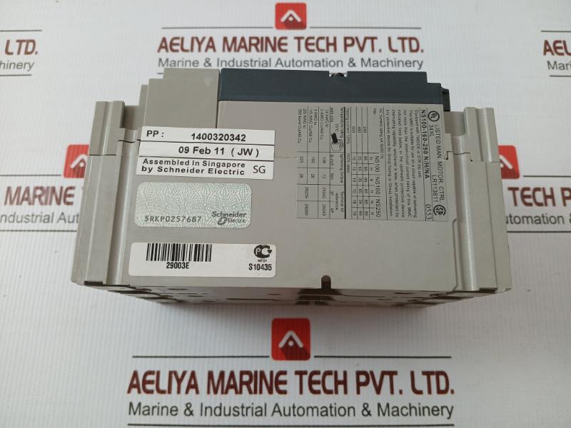 Compact Circuit Breaker Ns100-160-250 N/H/Na Merlin Gerin 50/60 Hz