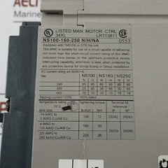 Compact Circuit Breaker Ns100-160-250 N/H/Na Merlin Gerin 50/60 Hz