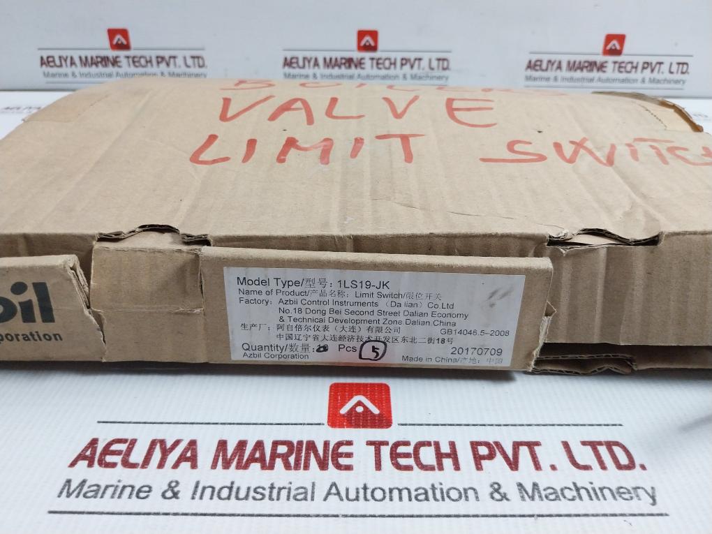 Compact Limit Switch 125 Vac Part No 0.1A 1Ls19-jk Azbil