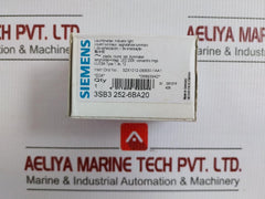 Compact Unit Round Indicator Light 230V Ac Siemens 3Sb3 252-6Ba20