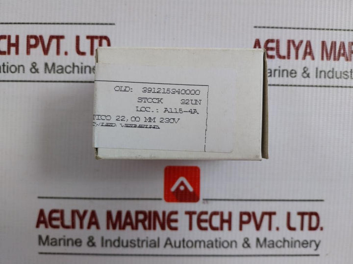 Compact Unit Round Indicator Light 230V Ac Siemens 3Sb3 252-6Ba20