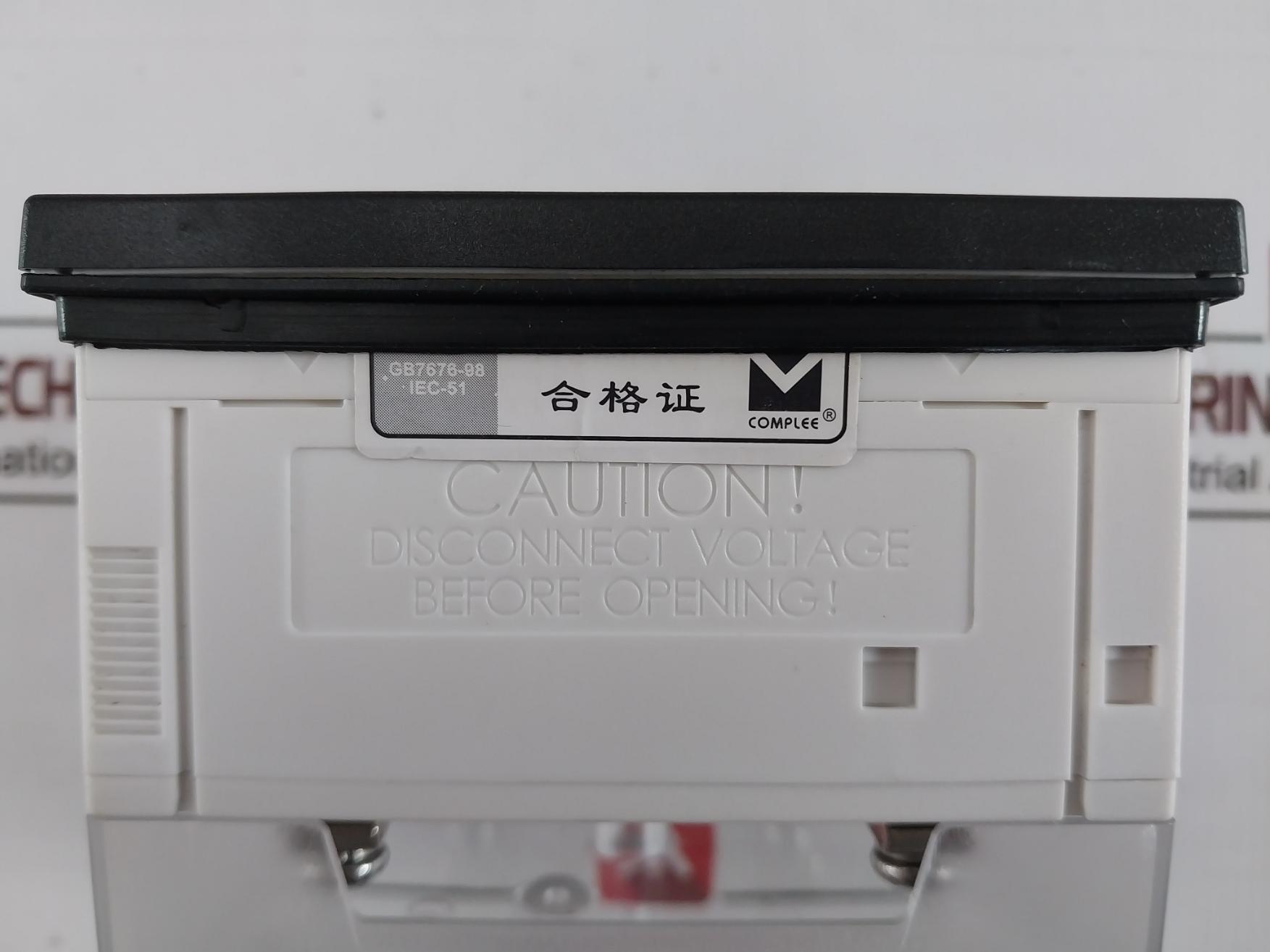 Complee Kly-c96-g-yg Rpm Meter Ac/Dc 24V Gb7676-98 Cat III/600V