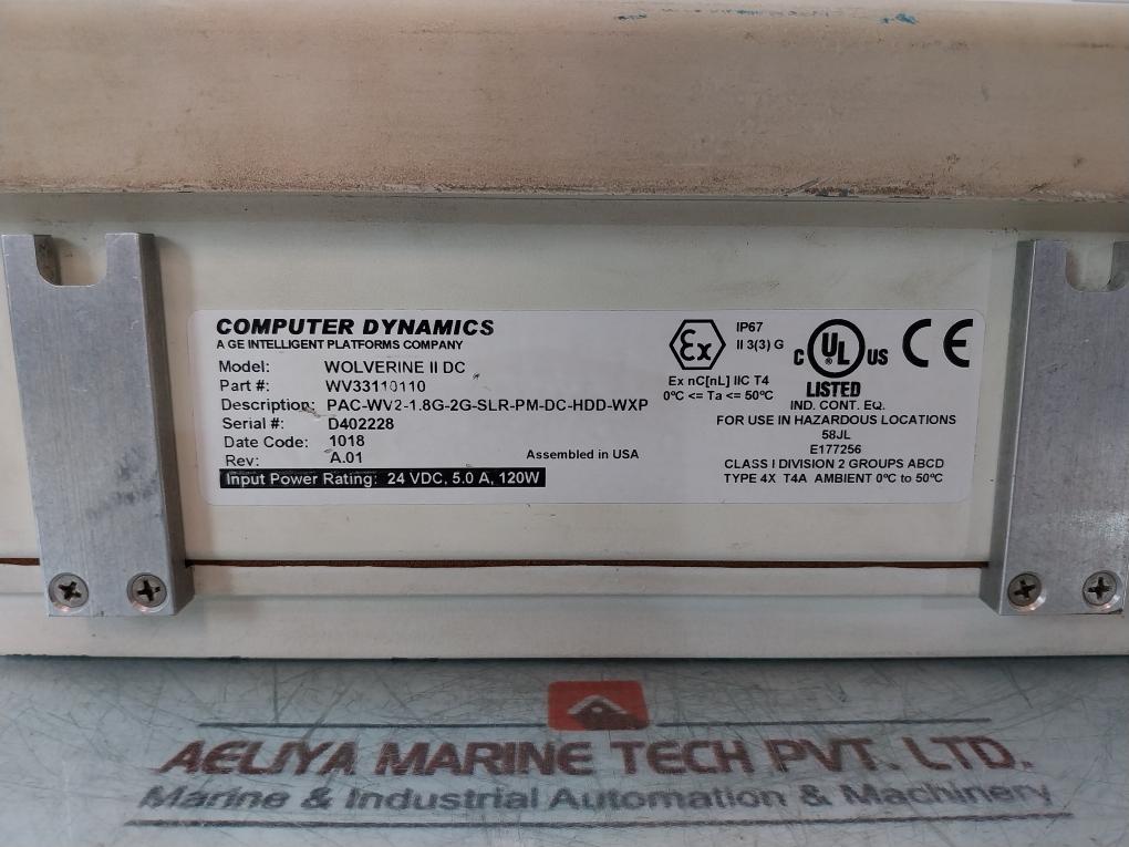 Computer Dynamics Wolverine Ii Dc Display Panel Wv33110110