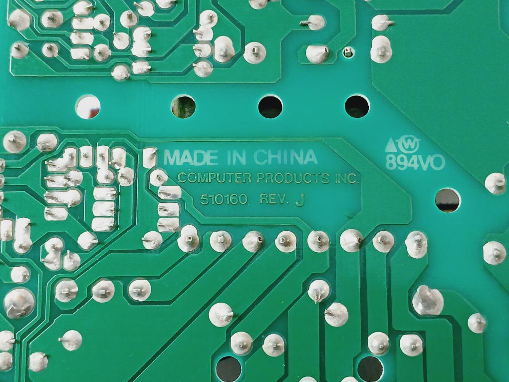 Computer Products 510160 Rev: J Power Supply Board Nfs80-7606J