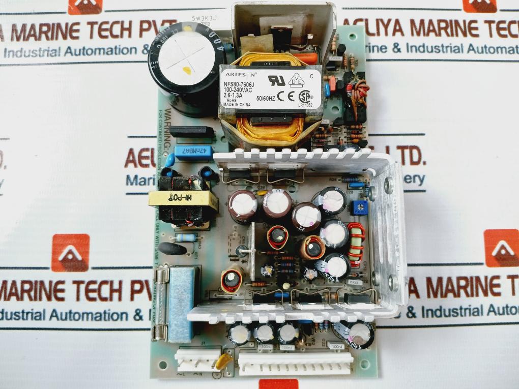 Computer Products 510160 Rev: J Power Supply Board Nfs80-7606J